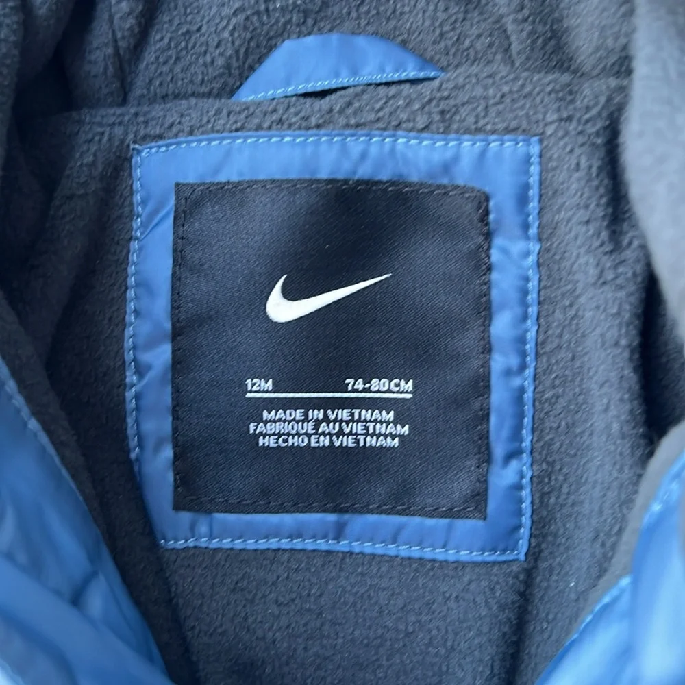 Nike Kids Blue Jacket Coat Puffer